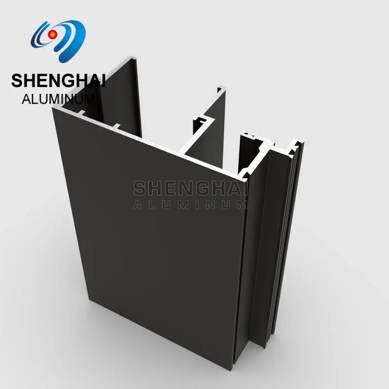 Aluminum frame curtain wall profile