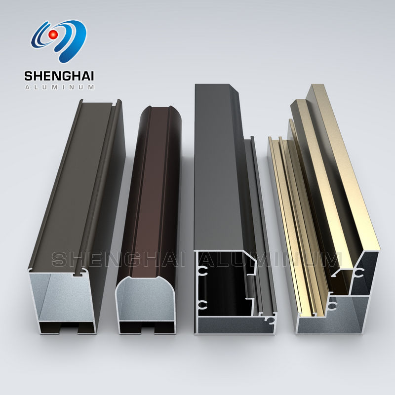 Aluminum folding door profile