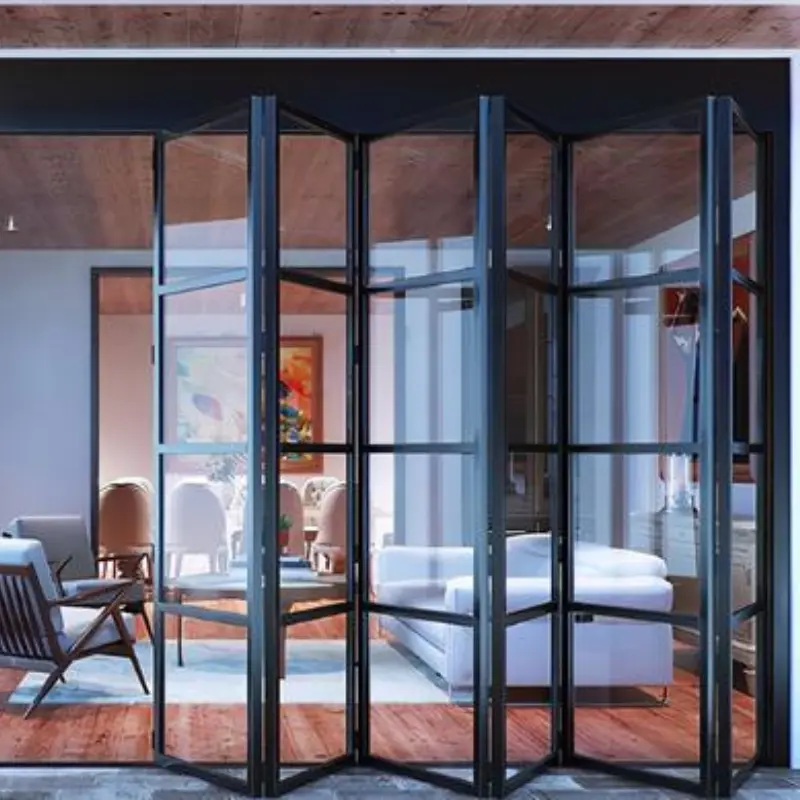 Aluminum folding door