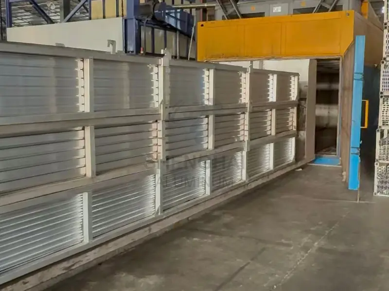 Aluminum profile aging treatment