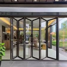 Aluminum profile folding door