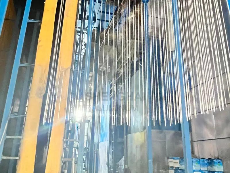 Aluminum profile powder coating