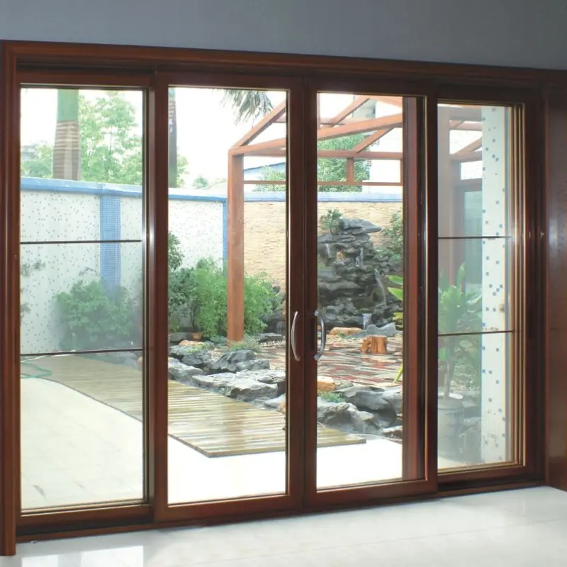 Aluminum sliding door