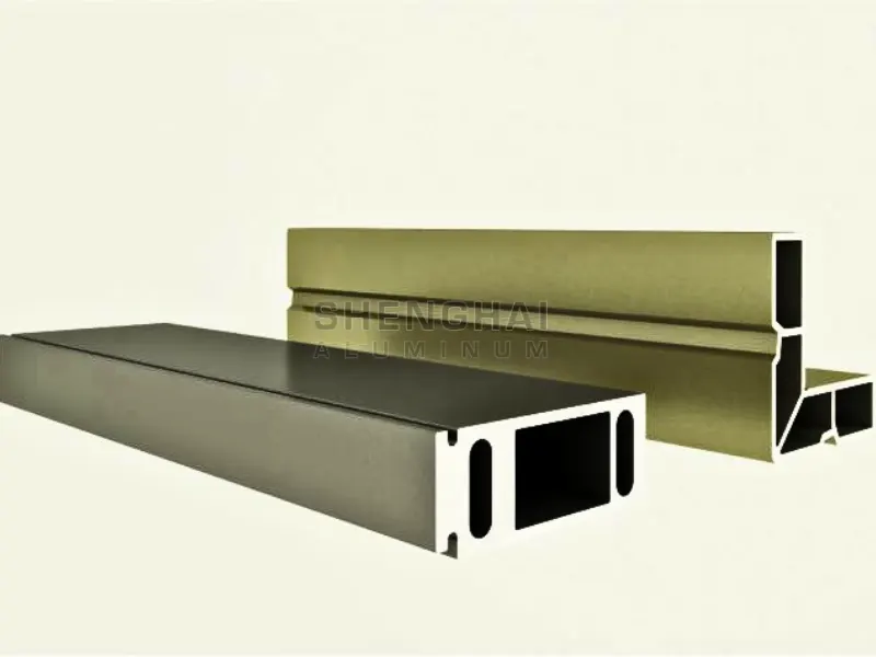 Anodized aluminum profile