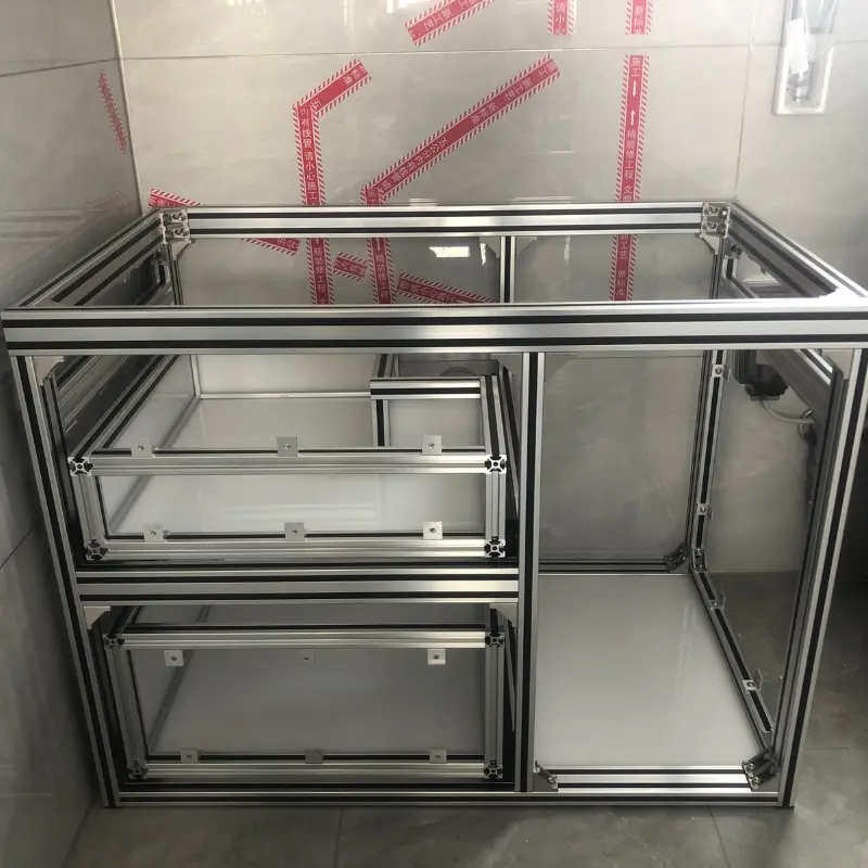Bathroom aluminum storage cabinets