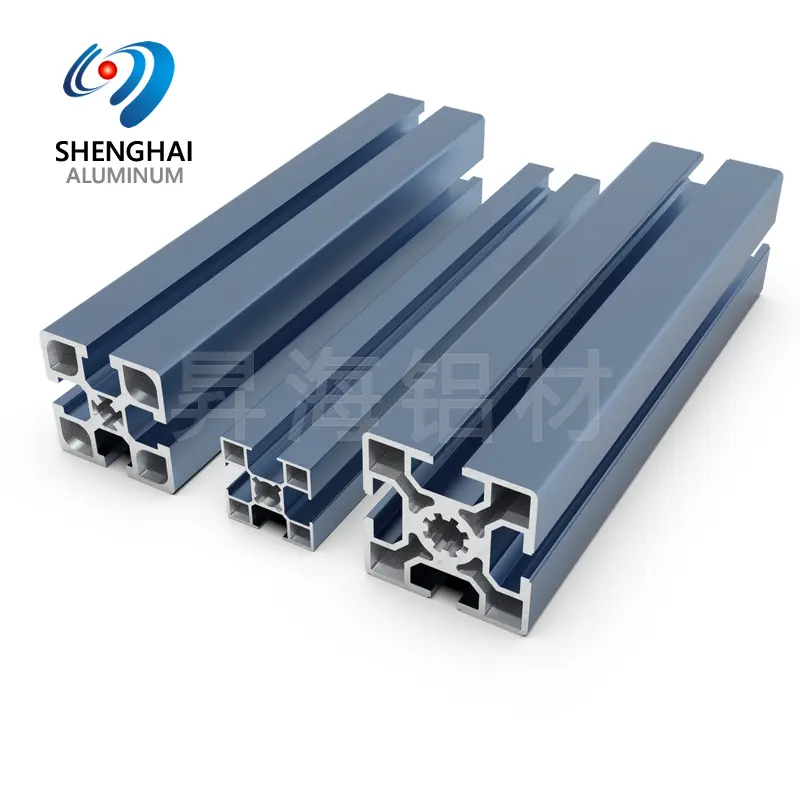 Blue aluminum T-Slot