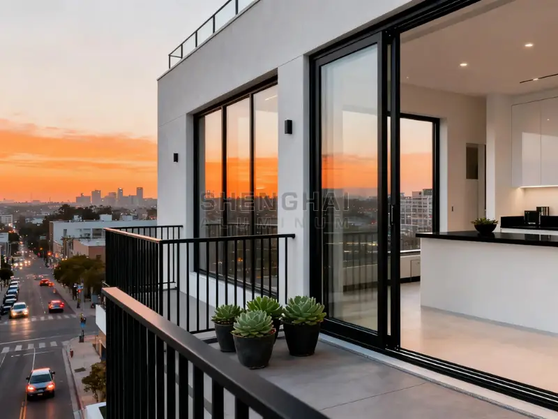 Corrosion-resistant aluminum doors and windows