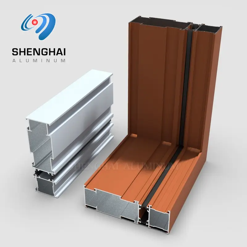 High-quality 6063-T56061-T6 Thermally Broken Aluminum Extrusion Profile