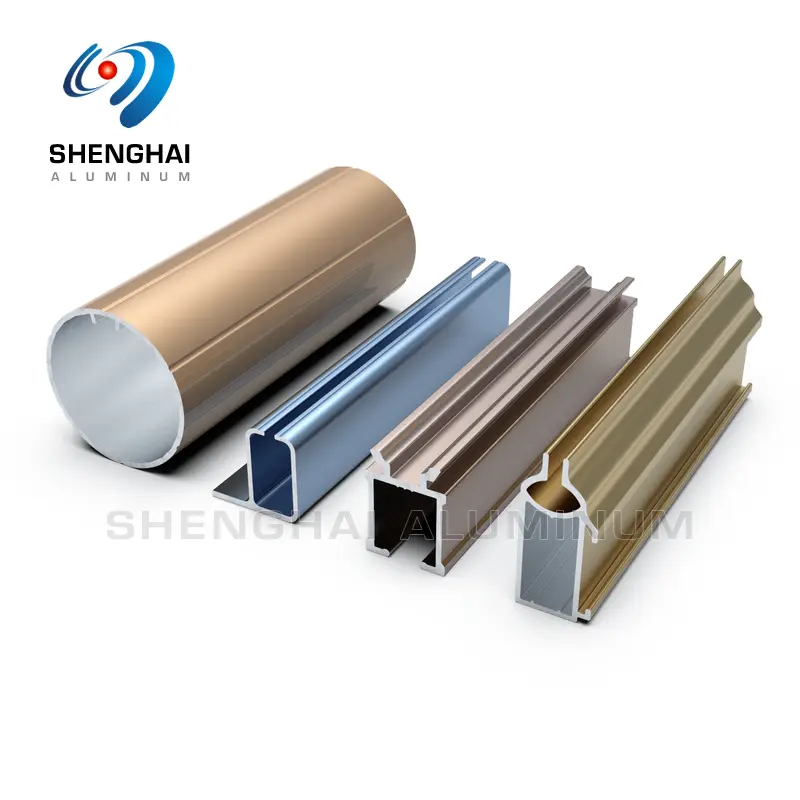 Surface-treated aluminum tracks