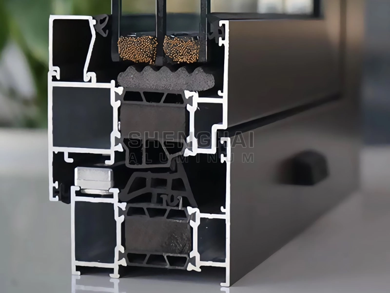 Thermal break aluminum window and door profiles