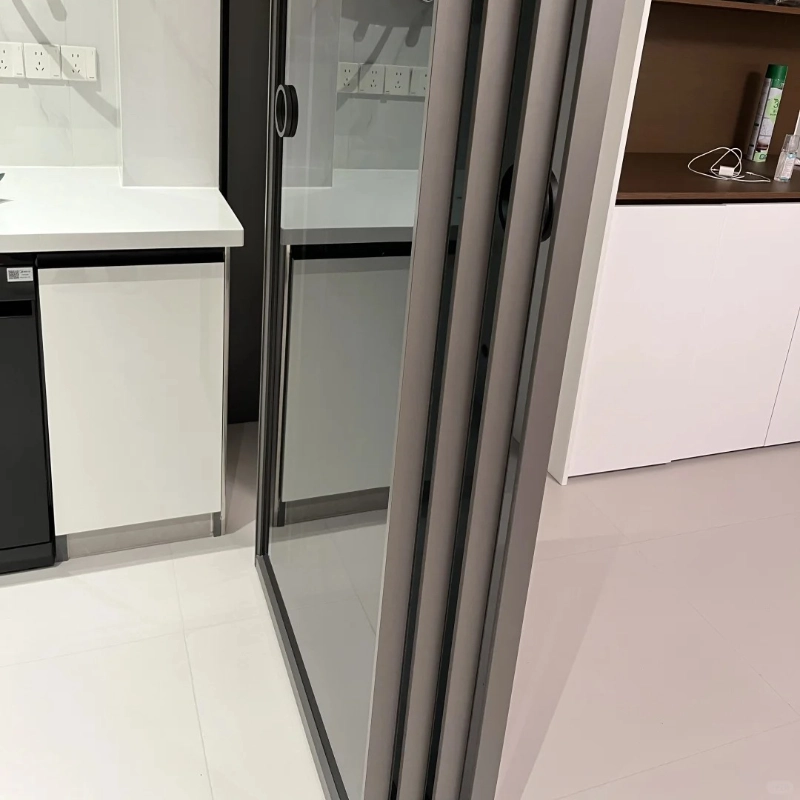 Aluminum Linkage Door for Modern Interiors | Space-Saving Design