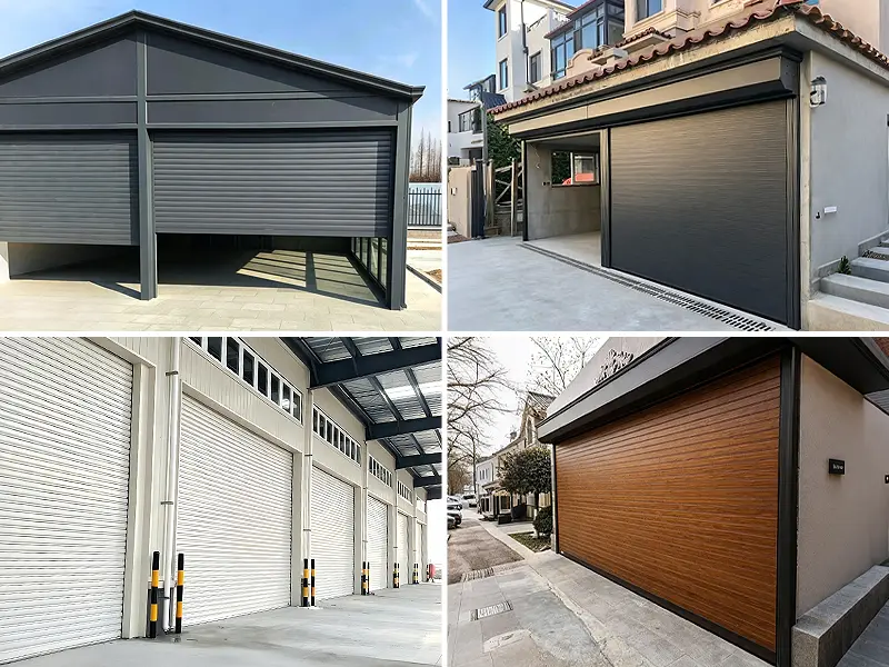 Large-Span Industrial Aluminum Roller Shutter Installation
