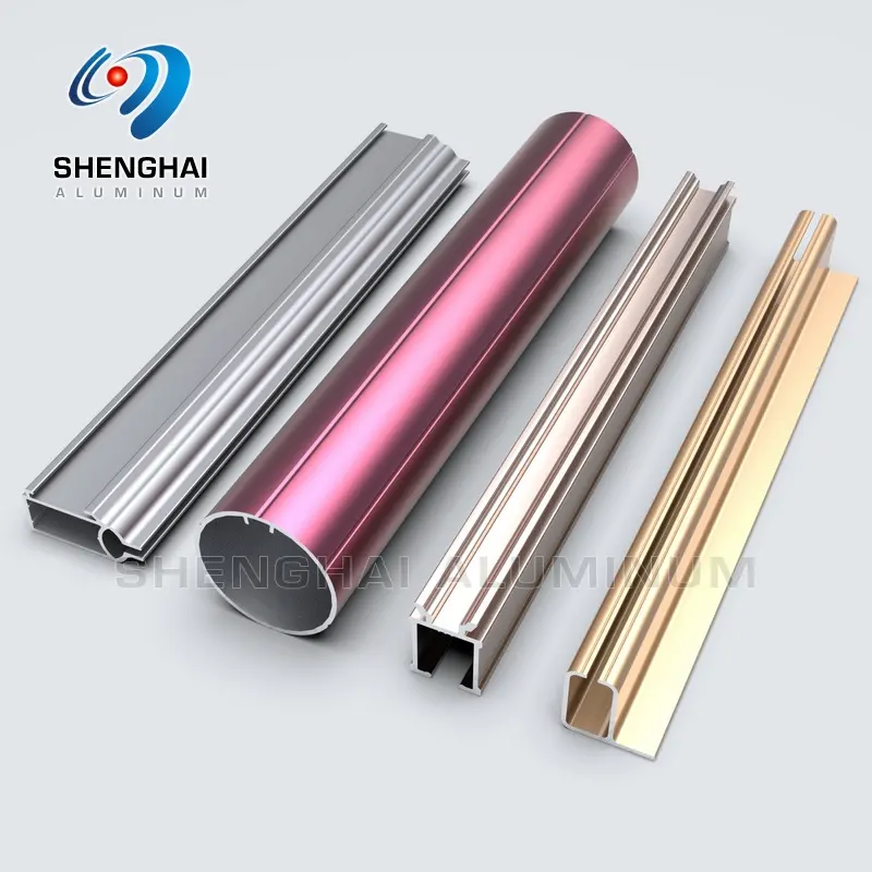 Ultra Thin Aluminum Extrusion Curtain Rail Profile